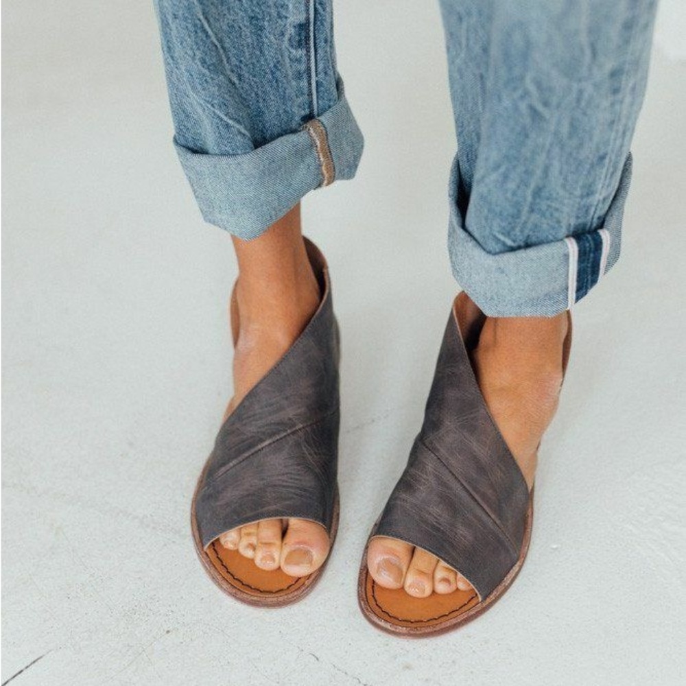 Free People Mont Blanc Leather Sandal